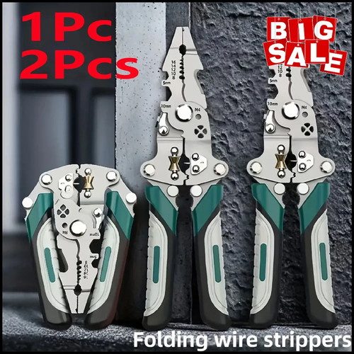 Foldable wire strippers - strippers,