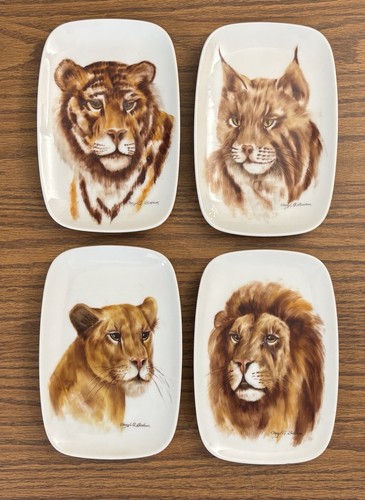 Collector plates big cats - plates,