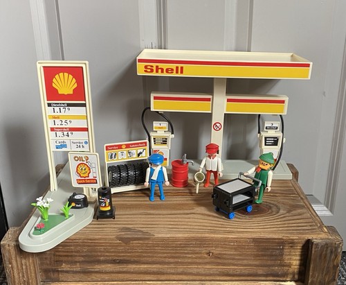 Playmobil vintage shell garage - shell,