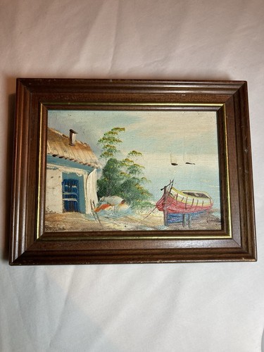 Maritime oil painting smalll - oil,