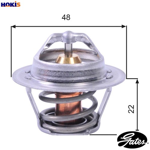 Thermostat coolant th00391g1 - coolant,