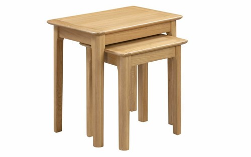 Set solid oak nest of - set,