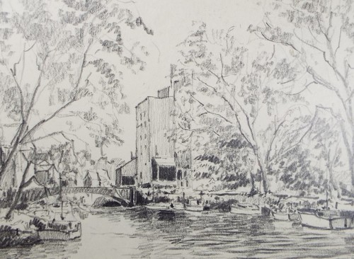 Original pencil drawing - pencil,