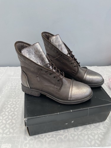 Ykx taupe leather lace - leather,