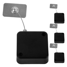  4 Pcs Anti-theft Pull Box Gaming Controller Tether Remote Cable Lock