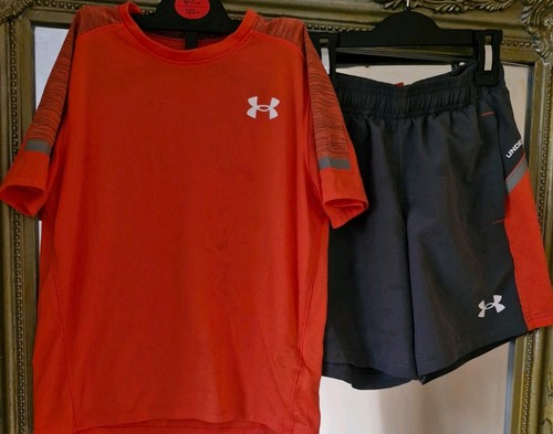 Boys deep orange under armour - deep,