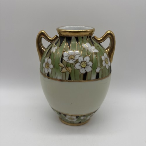 Antique nippon daffodil vase - antique,