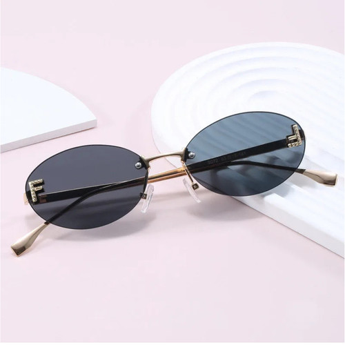 Diamond letter rimless - diamond,