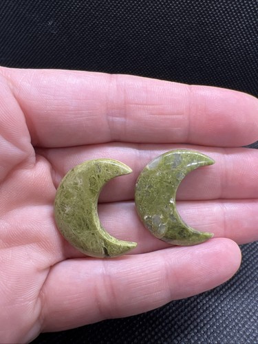 Unakite crystal moon - unakite,