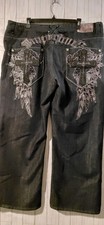 Vintage Y2K Gothic embroidered