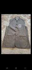 Mens Waistcoat asian panjabi style for kurta Vest  jacket for qamiz salwar large