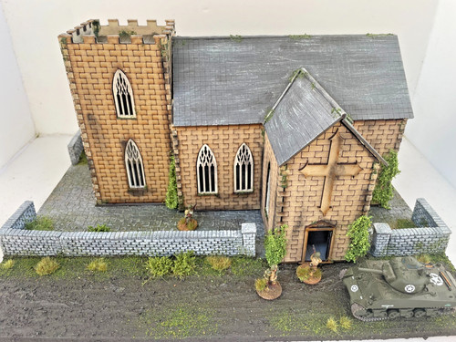 Painted church - -,