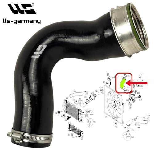 Turbo hose charge air - hose, for