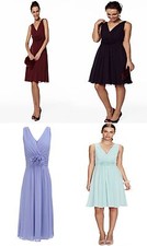 BHS Bridesmaid Dress Ruby Short Mint Purple Cornflower Merlot 10 12 14 16 18 20