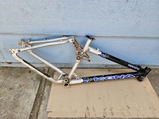 2003 Kona Kikapu Full Suspension Mountain Bike Frame 16" Small *cracked*