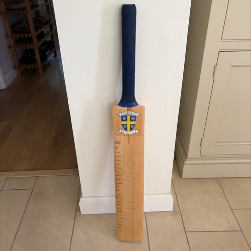 Signed durham bat - signed, bat-