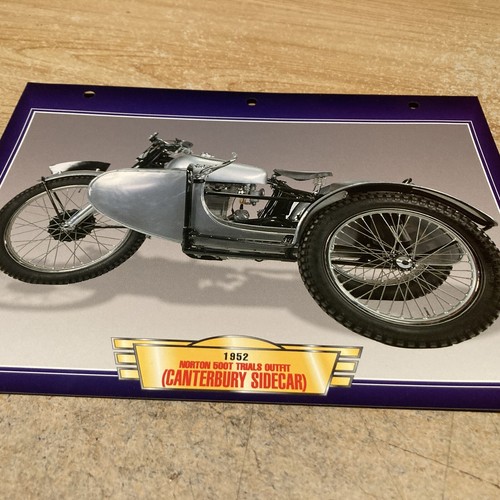 Norton 500 trial side car - 500,