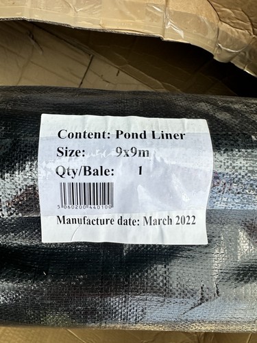 Heavy duty black garden pond - duty,