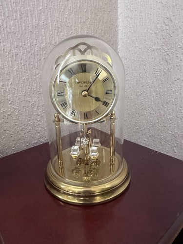 Widdop brass torsion clock - widdop,