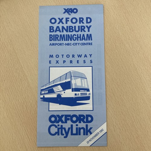 Oxford bus timetable - , bus.