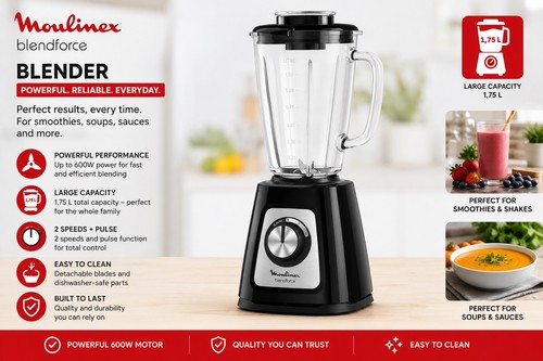 Moulinex blendforce glass - moulinex,