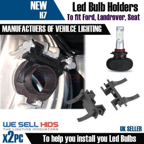 Led bulb headlight clip - 2x,