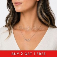 9ct Gold Infinity Necklace