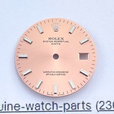 Genuine Rolex Datejust 34mm Date 115210 115200 Pink Salmon Dial Cal 3135