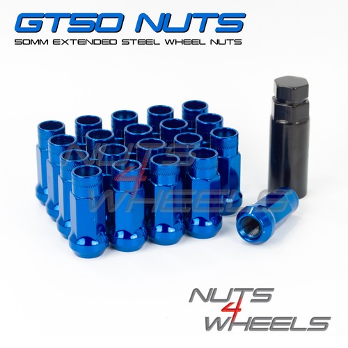 Blue gt50 wheel nuts - 20,