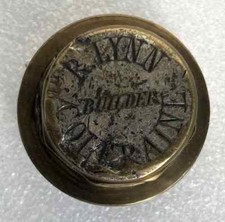 Vintage R.LYNN, BUILDERS, COLERAINE, N. Ireland - Classic Car Brass Radiator Cap