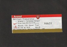 MINT TICKET - ARSENAL v