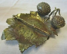 Rare Vintage Brass Hinged Seed