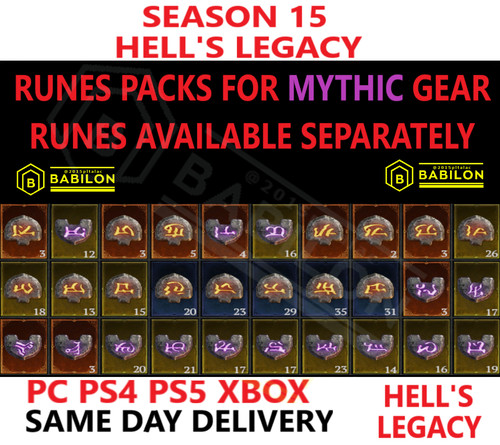 Diablo season mythic - season, 15