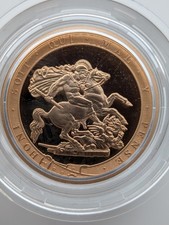 2017 Gold Sovereign Plain Edge
