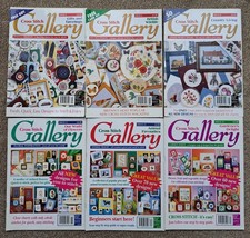 Job Lot 6x Cross Stitch Gallery Magazines Patterns Bundle Flowers Animals