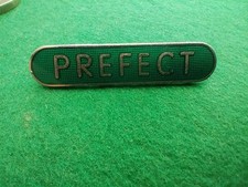 VTG School Prefect Green Enamel Badge (369)
