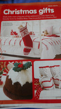 Knitting Pattern Baby's Lovely Christmas Pudding Hat, Boots And Stocking