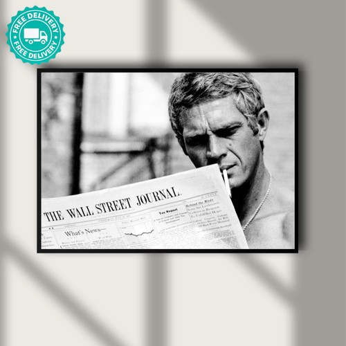 Steve mcqueen newspaper - steve,