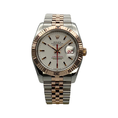Rolex 116261 turnograph white - rolex,