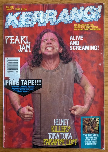Pearl jam kerrang issue - issue, 398