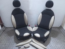 MINI R56 R58 R59 2007-15 Front Left Right Seats Half Leather Interior Cream Set