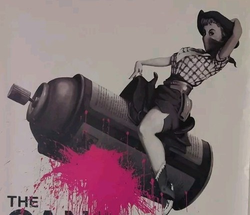 Banksy cans festival - festival, stencil