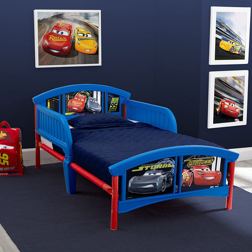 Toddler bed with attached - bed,