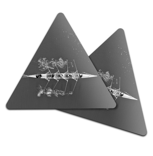 Triangle coaster bw - triangle,