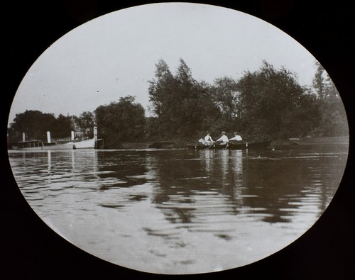 Rowing the river - on,