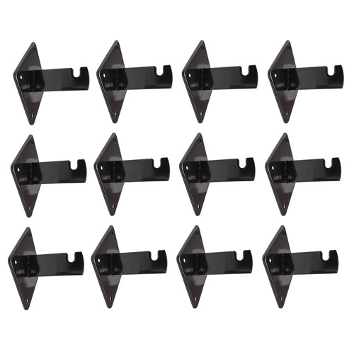 12pcs black wall brackets for - wall,