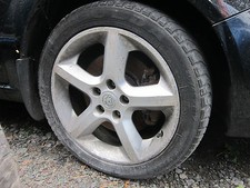 17" VAUXHALL ZAFIRA SRI 2007 ALLOY WHEELS WITH TYRES GENUINE