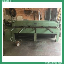 MORGAN RUSHWORTH 8ft Power Mechanical Guillotine Sheet Metal Cutting 1/8" 415v