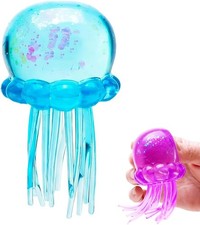 Glitter Jellyfish Squishy Toy