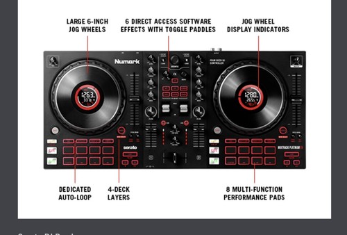 Numark mixtrack platinum - mixtrack, fx